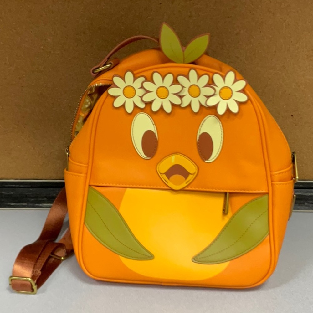 Orange Cartoon Character Backpack - image 1